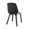 Armen Living Brinley Gray Faux Leather and Black Wood Dining Room Accent Chair LCBNSIBLGR - alternate 9